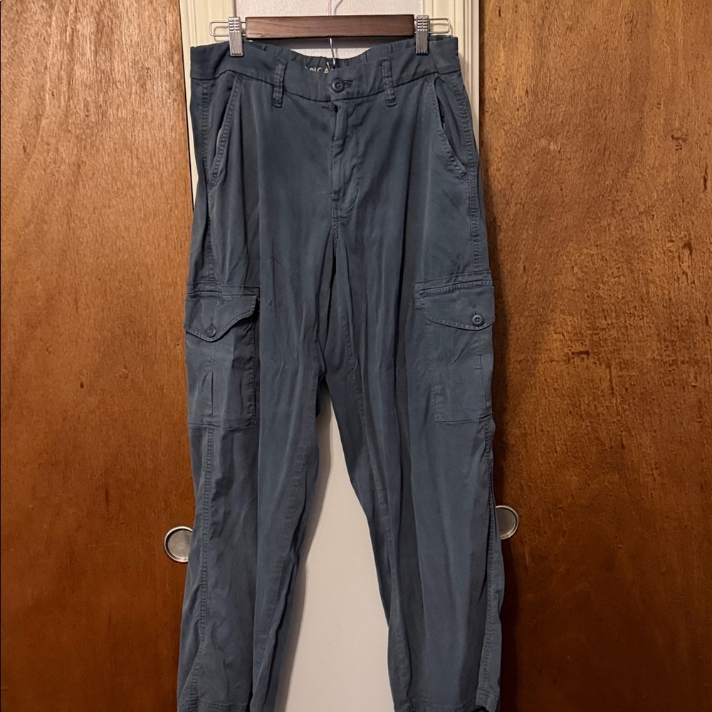 Women’s American Eagle Gray/Blue Cargo Pants